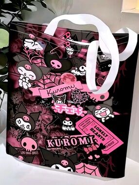 New -Super Cool & Stylish Black Kuromi Shoulder Tote Bag